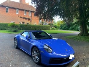 Overnight parking in Rye with a Top of the range Porsche with secure and off road at Saltcote Place Rye