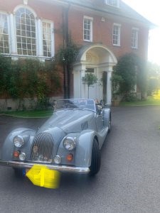 Overnight parking in Rye with a Beautiful Morgan with secure and off road at Saltcote Place Rye